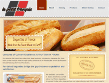Tablet Screenshot of lepetitfrancais.com